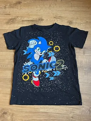Buy Boys Sonic The Hedgehog 2 T Shirt Age 13-14 Years - Hardly Worn - Fabulous • 4.50£