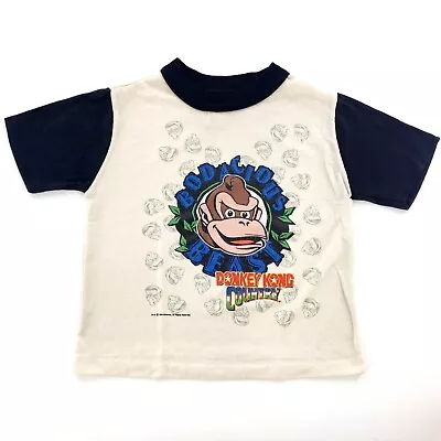 Buy Vintage 1994 Nintendo Donkey Kong Country Bodacious Beast Graphic T-Shirt Kids 7 • 118.12£