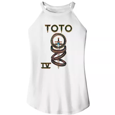 Buy Toto IV Album Cover 1982 Women's Rocker Tank T Shirt Pop Rock Music Merch • 46.37£