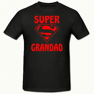 Buy Super Grandad Men's T-Shirt,SM-3XL,Tee Shirt, Grandad , Fathers Day, Superhero • 9.50£