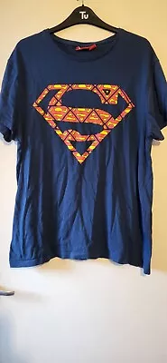 Buy Superman Mens T Shirt Size L • 2.50£