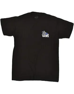 Buy VANS Womens Graphic T-Shirt Top UK 14 Medium Black Cotton VJ01 • 10.26£