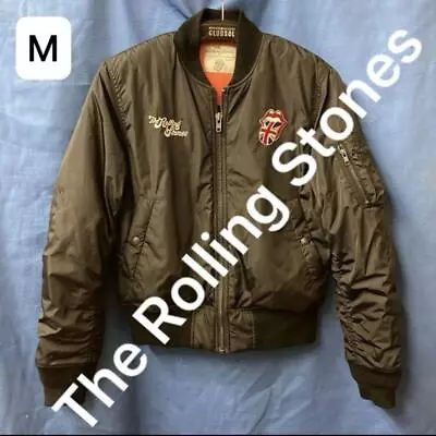 Buy [Beautiful Condition! The Rolling Stones] MA-1 Flight Jacket Flight Jacket • 217.39£