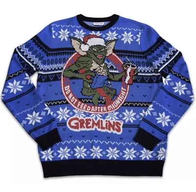 Buy Medium 39  Chest Gremlins Ugly Christmas Xmas Jumper Sweater - New With Tags • 34.99£