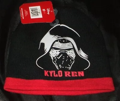 Buy Star Wars Kylo Ren KIDS WINTER STOCKING CAP HAT NEW With LARGE GRAPHICS • 8.75£