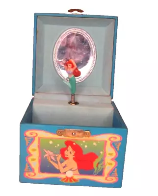 Buy Disney Little Mermaid Musical Jewelry Box Works, Ariel Spins. Curved Top. 4  Sq • 9.40£
