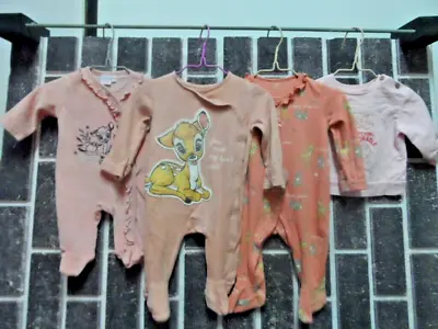 Buy Bundle Of Baby Girls Clothes Age 0-3 Months All Bambi & Thumper Theme • 13.50£
