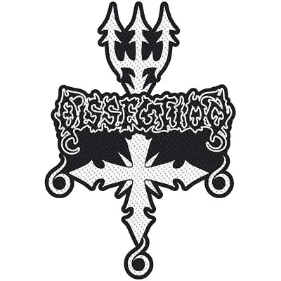 Buy DISSECTION Standard Patch: LOGO CUT-OUT: Cross Official Licensed Merch Gift • 4.30£