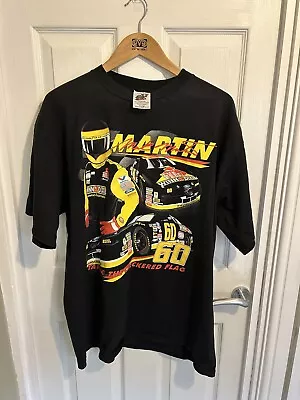 Buy Mark Martin & Winn Dixie Taking The Checkered Flag Printed Tshirt 1997 Size XL • 5£