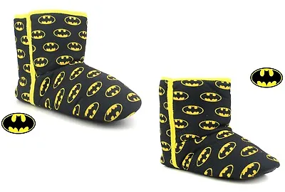 Buy Mens Boys Kids Batman Superhero Comics Character Indoor Winter Bootie Slippers • 8.90£