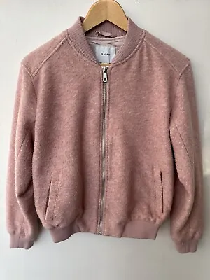 Buy OLD NAVY Women's Pink Zip-Up Fuzzy Bomber Jacket Sz Small EUC! • 11.25£