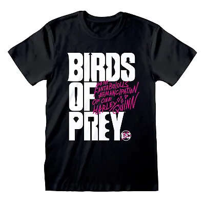 Buy Birds Of Prey And The Fantabulous Emancipation Of One Harley Quinn Black T-shirt • 12.99£