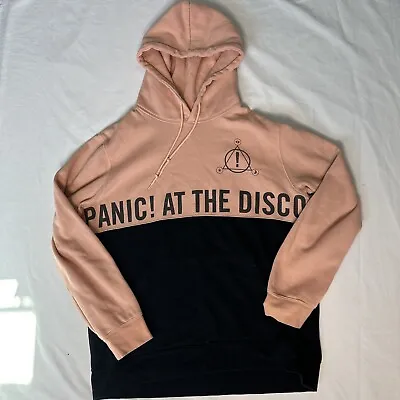 Buy Panic At The Disco Pray For The Wicked Hoodie Womens XL Black Peach Pullover • 27.40£