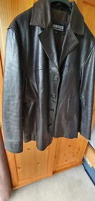 Buy Mens Leather Jacket/ XL/Dark Brown  • 40£