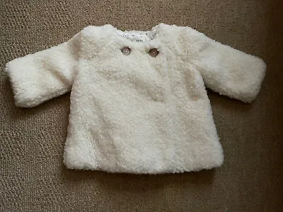 Buy BNWT Baby Gap Cream Woolly Style Cream Jacket/Coat. Fully Lined. Age 0-6 Months • 15£