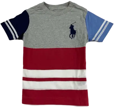 Buy Polo By Ralph Lauren Multi Colour Cotton T Shirt Kids Age 2 To 18 Boys Girls • 9.99£