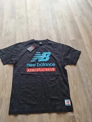 Buy New Balance Athletic Gear Black Relaxed T-Shirt Mens Size Medium NEW • 22.99£