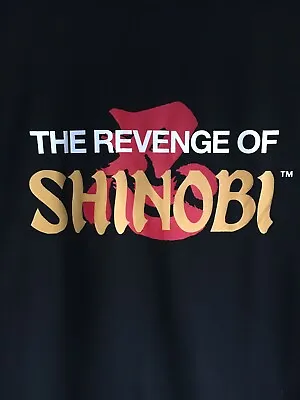 Buy The Revenge Of Shinobi  Rare Gaming T-Shirt Sega Insert Coin Large 42-44  • 15£