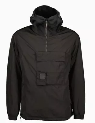 Buy Mens Cp Company Chrome R- Quarter Zip Hooded Smock Jacket Size UK Large • 325£