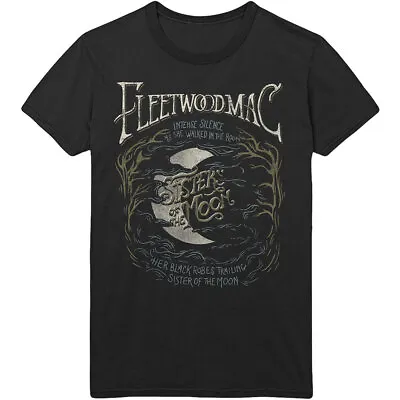 Buy FLEETWOOD MAC  Official  Unisex T- Shirt -  Sisters Of The Moon  - Black Cotton • 16.99£