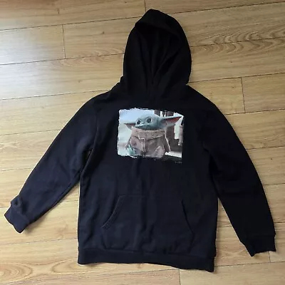 Buy BABY YODA Star Wars Old Navy Sweatshirt YOUTH XL 14-16 Black Hoodie Mandalorian • 6.61£
