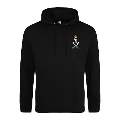 Buy Queen's Gurkha Signals Army Premium Embroidered Hoodie Official • 24.99£