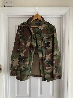 Buy Polo Ralph Lauren Army Style Kids Jacket Unisex Size Large Age 14-16 • 50£