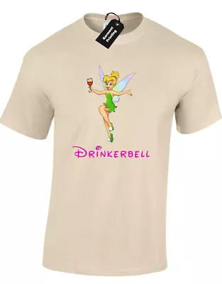 Buy Drinkerbell Unisex T-shirt Funny Tinkerbell Hen Party Top Women Wine Lover (col) • 7.99£