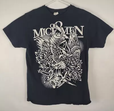 Buy Of Mice And Men T-Shirt Black Women's Large Large Graphic Bay Island Tee Band • 14.21£