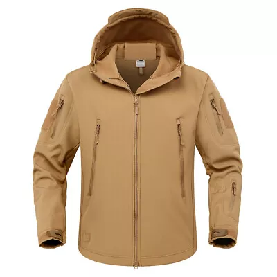 Buy Jacket Windbreaker Tactical Soft Shell Mens Jacket Waterproof Coat Army Military • 20.99£