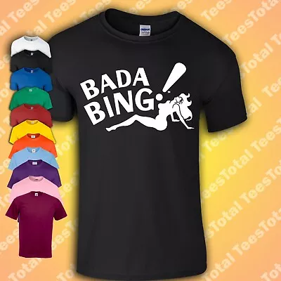 Buy Bada Bing Sopranos T-Shirt | Tony Soprano Goodfellas Mob Gangsters Mafia • 16.19£