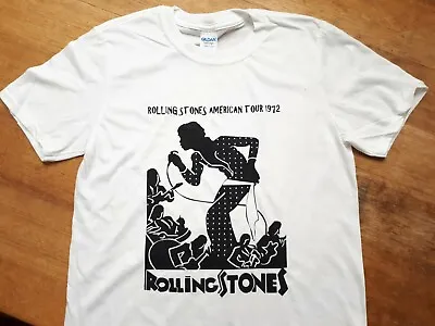 Buy The Rolling Stones Tour T-shirt 60s Vintage Style Album 70s LP Mick Jagger Vinyl • 16£