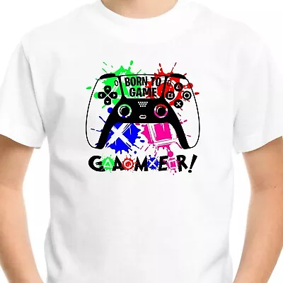 Buy GAMER T-SHIRT Funny Adult Men Kids Boys Tee Top Gaming Game T Shirt V16 • 7.99£