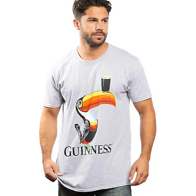 Buy Guinness Mens Toucan T-shirt Grey S-2XL Official • 13.99£
