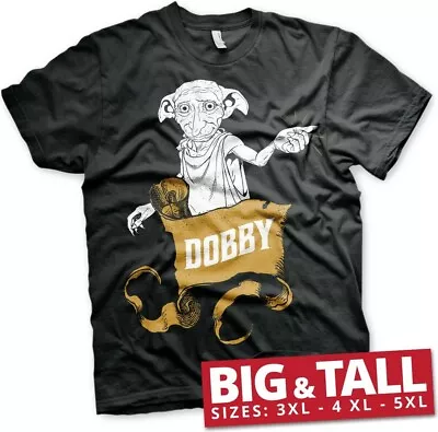 Buy Harry Potter Dobby Big & Tall T-Shirt Black • 31.86£