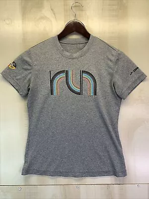 Buy Brooks Running Equilibrium Women’s SZ S Gray Rainbow Run  Print  T-Shirt-4701 • 6.65£