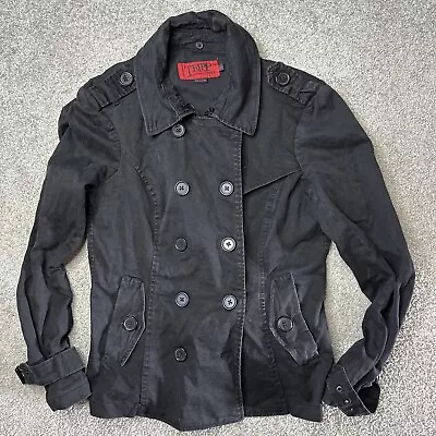 Buy Vintage Tripp NYC Black Jacket Coat M Goth Rock Cyber Punk Daang Goodman Y2K • 29.19£