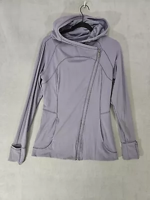Buy Lululemon Hoodie Womens Size 10 Purple Long Sleeve Full Zip Every Journey  • 31.94£