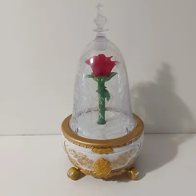 Buy Disney Beauty And The Beast Enchanted Rose Light Up Jewellery Box. Working  • 14.99£