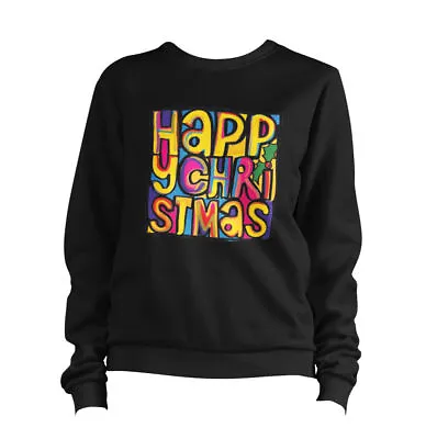 Buy Happy Mondays Christmas Sweater Pullover Jumper Sweatshirt Xmas Rock Indie Music • 24.99£