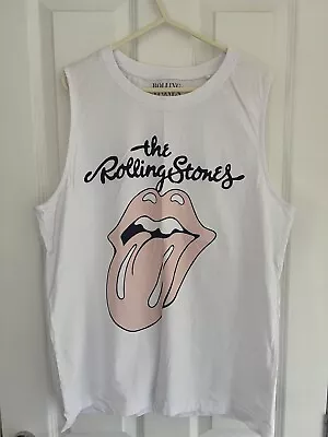 Buy Rolling Stones Ladies Tee Shirt Size 16 • 7.50£