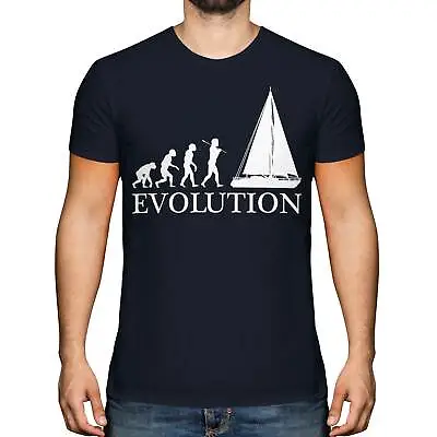 Buy Sailboat Evolution Of Man Mens T-shirt Tee Top Gift Sailing Boat • 9.95£