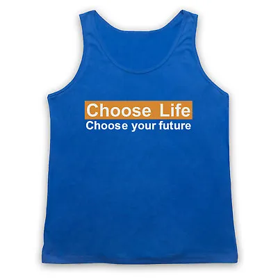 Buy Choose Life Unofficial Trainspotting Iconic Drug Film Adults Vest Tank Top • 18.99£