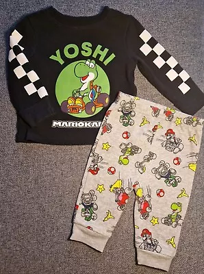 Buy Mariokart Yoshi Outfit 0-3 Months Top Leggings Unisex Baby Girl Boy (D97)  • 6£