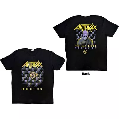 Buy Anthrax 'Among The Kings' Black T Shirt - NEW • 15.49£
