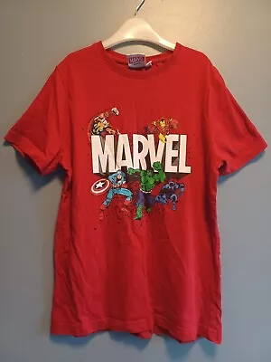 Buy Boys Marvel Tshirt Age 9-10 Years • 10£
