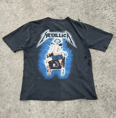 Buy Vintage Metallica Kill ‘Em All Tee Shirt 1987  M ACME Band Music Glow In Dark • 149.25£