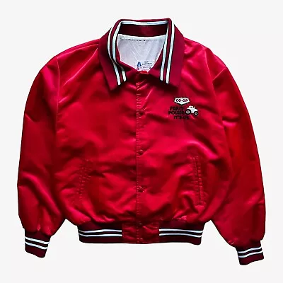 Buy Vintage 80s CO-OP Farm Power Promotional Red Jacket, Western Trucker 90s Retro • 55£