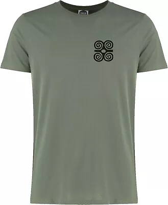 Buy Ram's Horns T-Shirt - Tribal Symbol, Adinkra, Dwennimmen, S-XXL, Organic Cotton • 25£