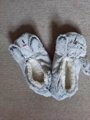 Buy Womens Novelty Slipper Socks, Fun Bunny Footsie, Size 4-8 UK. • 9.50£